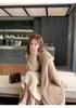 Women's 2025 Winter Hooded Imitation Mink Sweater Coat