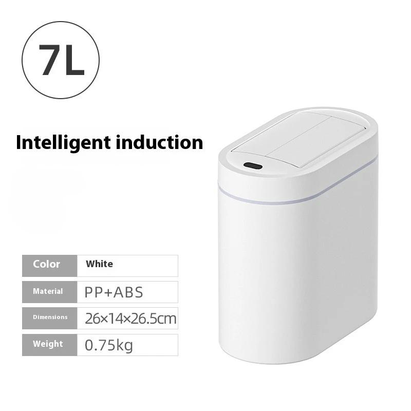 Intelligent Sensing Wastebasket Fully Automatic Recycling Bin Living Room Kitchen Garbage Cube Large Capacity Electric Trash Can Battery