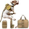 3pcs dog tactical bag set can be fixed on the straps, Multifunctional training bag vest can hang water bottles