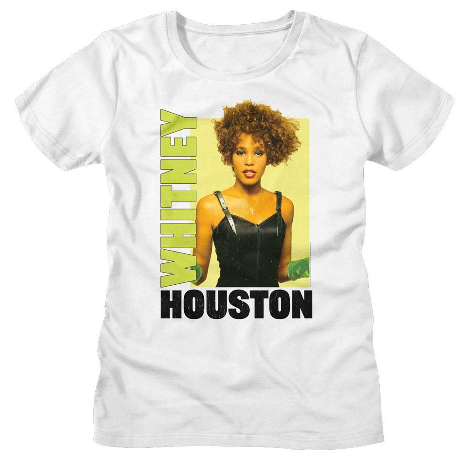 Whitney Houston With Gloves Box White Women s T-Shirt 4XL
