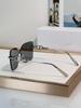 Women's Fashion Rimless Metal Sunglasses CHAIN M1U - UV Protection, Large Frame