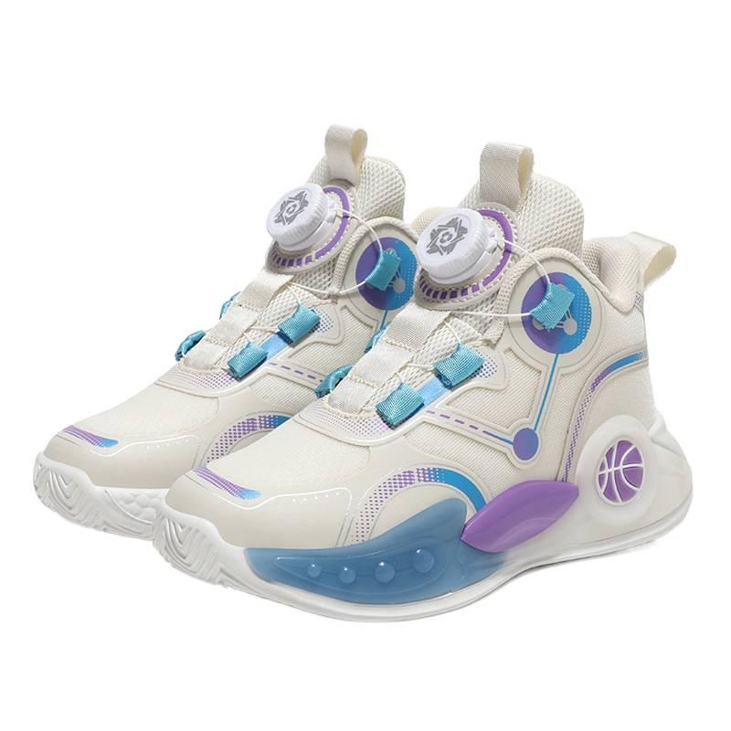 Children's Basketball Shoes 2025 Summer New Breathable Mesh Boys Professional Sneakers Medium and Older Boys Sports Shoes