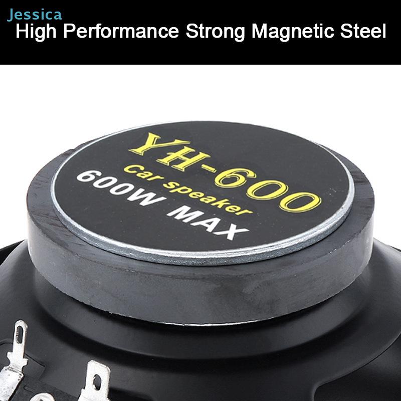 600W Max Car Audio Speaker (Yh-600) - High-Power Vehicle Sound Speaker With Clear Sound  Strong Rebound