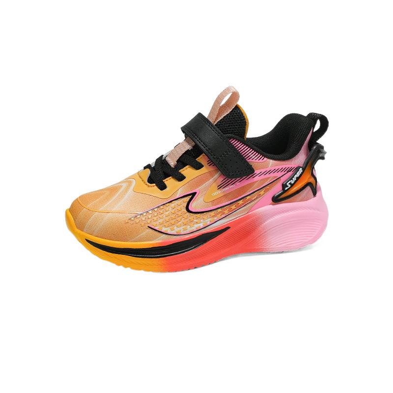 Women's shoes Boys' sports shoes 2025 spring and autumn new season comfortable breathable light running shoes medium and older children's casual mesh