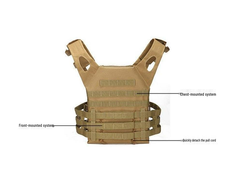 JPC Lightweight Multifunctional Tactical Vest for Outdoor and COS Military Training 