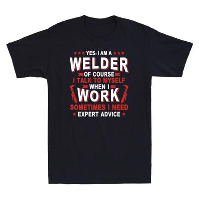 Proud Father Shirt  Yes I Am A Welder Funny Gift For Father Unisexs Tshirt Tee