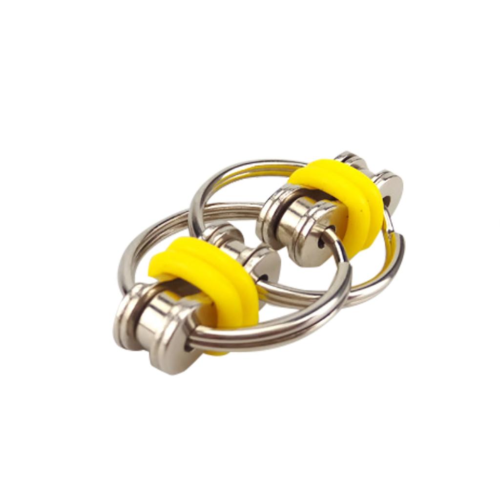 Decompression Chain Vent Unzip Chain Bicycle Chain Metal Keychain Toy