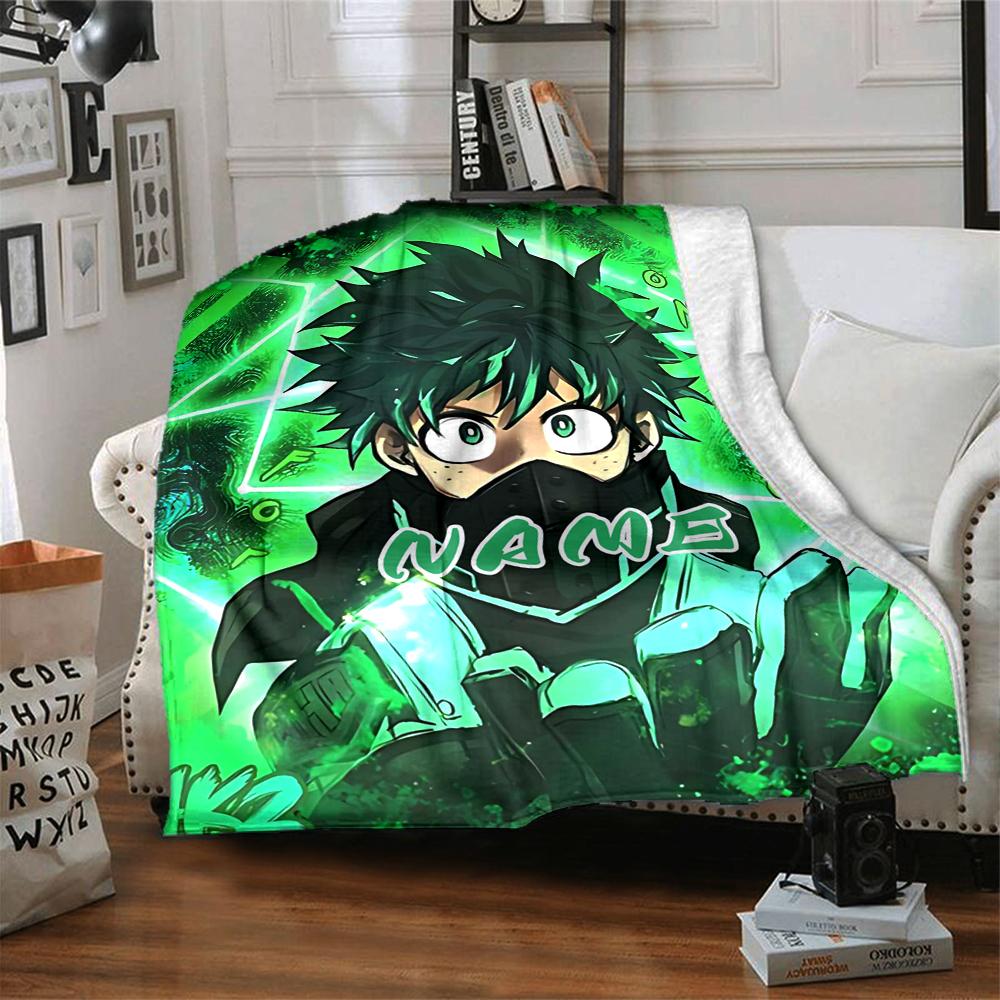 Custom 1pc Hero Plaza Adventure Blanket, Soft And Comfortable Blanket, Casual Warm, Camping Travel Blanket, Birthday Gift Q912112