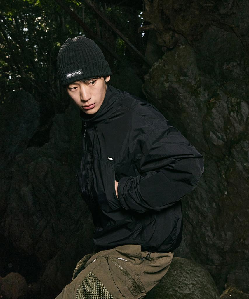 Fluke Aqe Light Hand Cover Windbreaker Jacket Black Fjk134