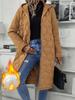Women's Elegant Hooded Zipper Loose Cotton-Padded Jacket for Autumn/Winter 2025