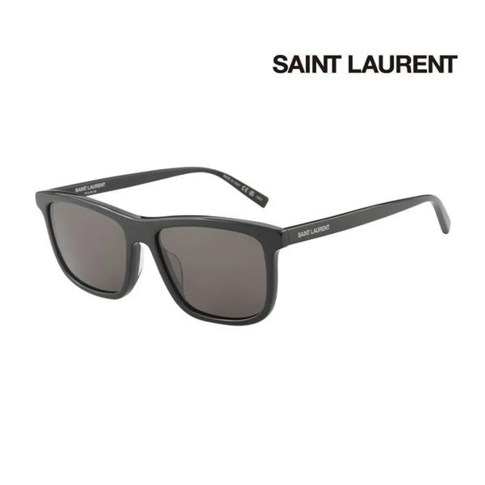 Yves Saint Laurent Sunglasses SL501 001 Square Horn-rimmed UV Protection Women Men