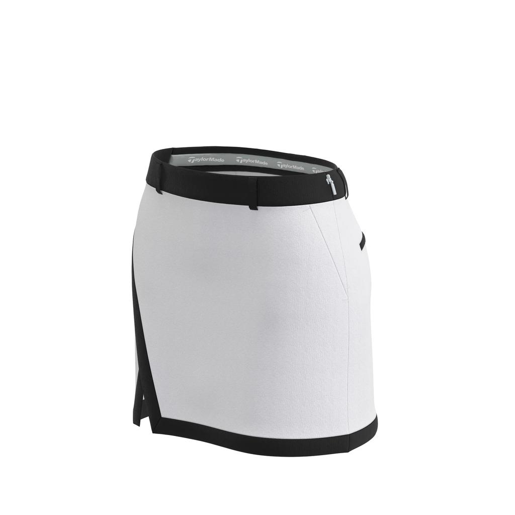 TaylorMade Tour TM Lined Skort, White, Size Small, 2023SS TJ280