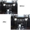 Air Conditioner Switch Panel Cover ABS Interior Decoration Trim For 4Runner 10+