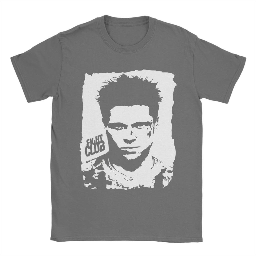 Fight Club Tshirt Unisex Unisex Vintage Cotton Tees Crewneck Short Sleeve T Shirts Plus Size Clothes
