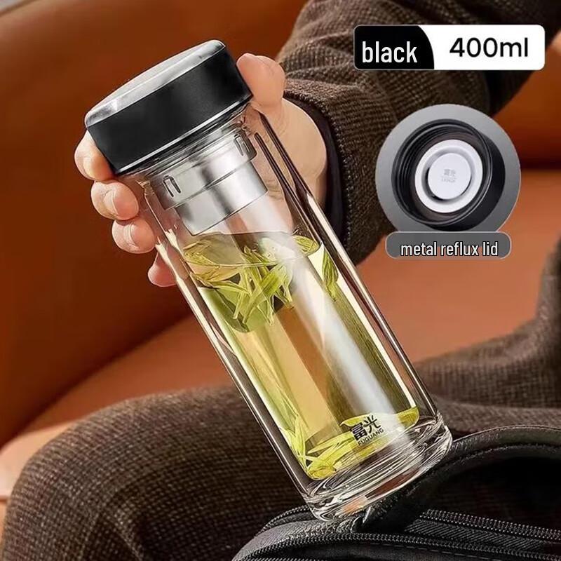 FUGUANG Double-Wall Borosilicate Glass Cup