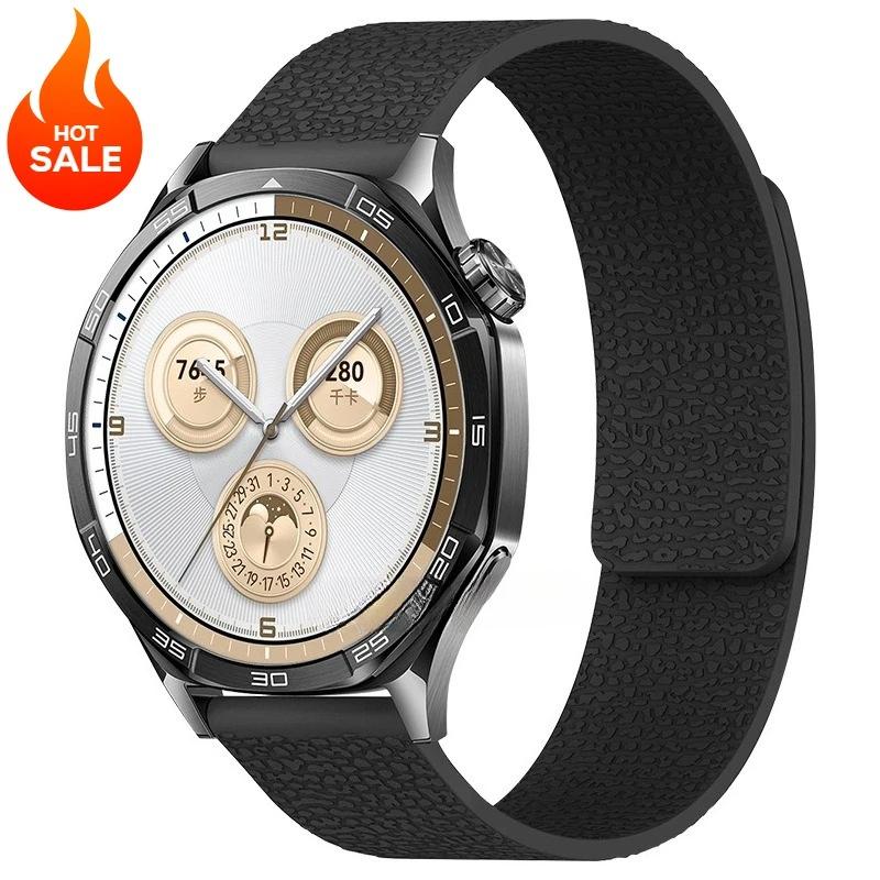 18mm 20mm 22mm Magnetic Strap for Huawei Watch 5 GT5/4 46MM 3Pro 4Pro Sport Silicone Bracelet for Samsung Galaxy Watch 7 6 5 4