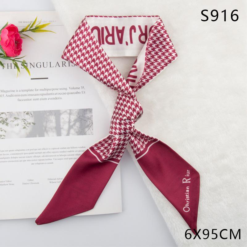 Versatile Vintage Silk Scarf: Hair Tie, Headband, Bag Accessory