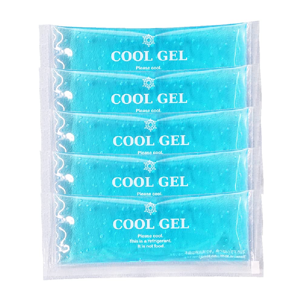 Padou Slim Ice Packs Keeps Food Perfect for Lunch Boxes and Bento Boxes Japanese-Made (5-Pack) - Cool,