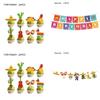 Ghostly Halloween Party Decorations For Kids Spooky Mexican-themed Set With Cake Toppers Balloons And Banners