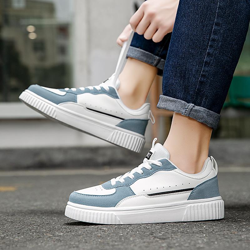 New Couple Board Shoes Breathable Student Casual Sports Shoes Thick Baseplate Shoes