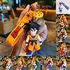 Adorable Dragon Ball Keychain Goku Pvc Figurine Cute Anime Car Pendant Gift