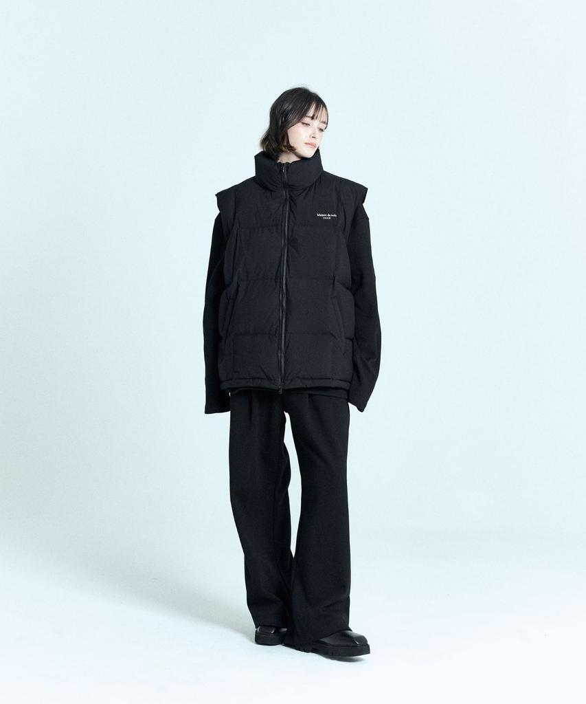 Maison De Noir Emblème Quilted Duck Down Vest