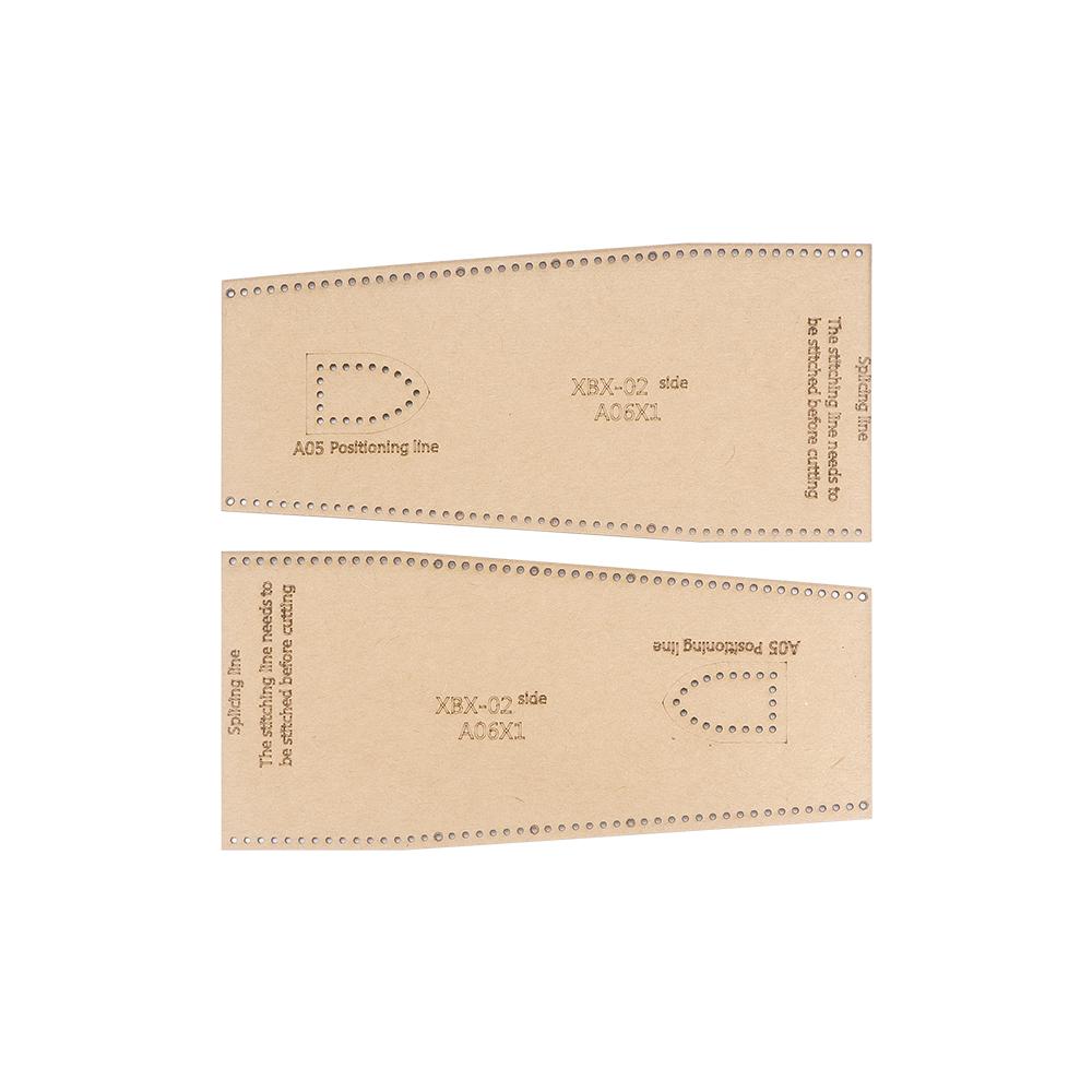 DIY Leather Paper Pattern Set for Fashionable& Elegant Shoulder and Crossbody Bag, DIY Leather Craft Design Template Paper Molds