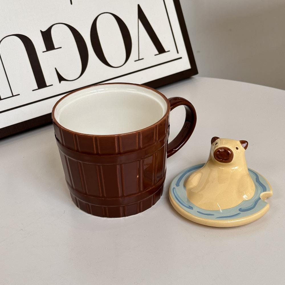 Capybara Capybara Tasse Mignonne Grande Capacité Tasse en Céramique Cadeau Cadeau d'Anniversaire