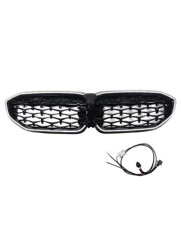Black Diamond Kidney Grille Grill 51138072085 Fit BMW 3 Series G20 2019-2022