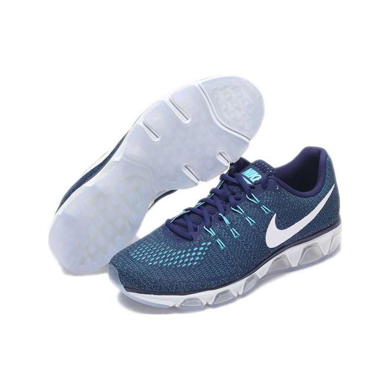 Nike Air Max Tailwind Round Toe Comfortable Fabric Low Top Air Cushion Training Running Shoes Men sneaker Blue 805941-406