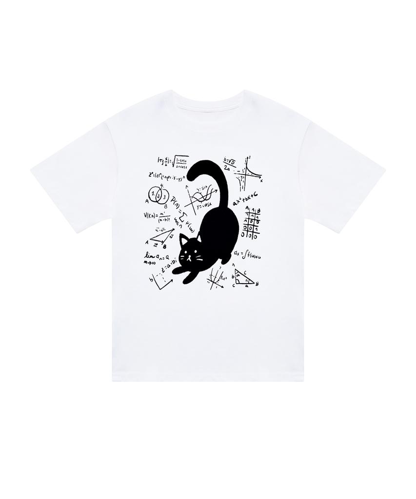 Noeokyuteu Calculating Cat Tee