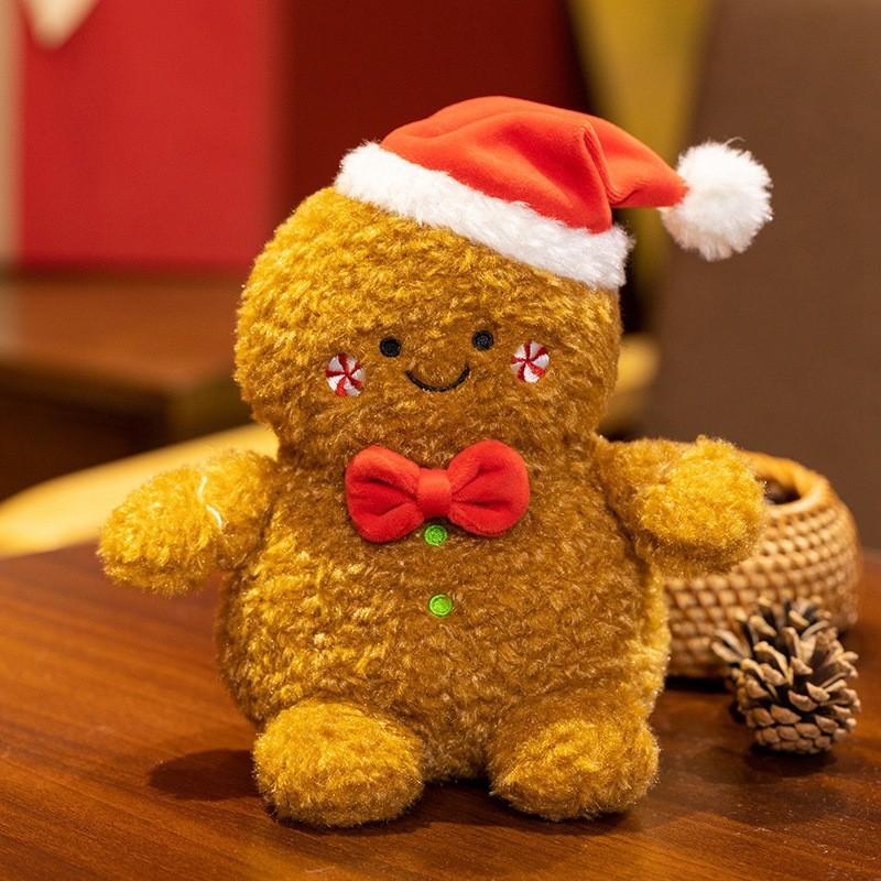 Christmas Snowman Plush Toy With Pp Cotton Filling For Holiday Decor And Gifts