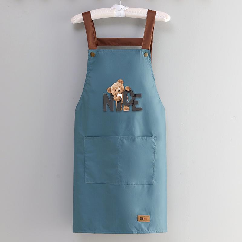 Waterproof & Oilproof Kitchen Apron for Coffee Shops, Cooking, Gardening, and Household Use