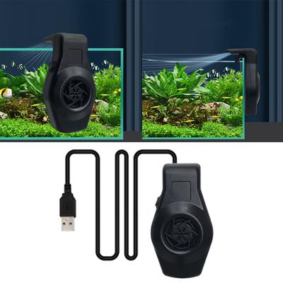 Aquarien Lüfter für Fischtanks Niederspannung USB-betrieben Aquarien Luftkühler Luftfeuchtigkeitsreduzierer Luftkühlsystem