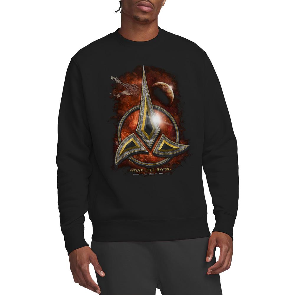 Star Trek Unisex Adult Klingon Crest Sweatshirt