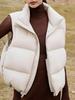 Women's Stand Collar Puff Down Vest - New Style Winter Sleeveless Gilet