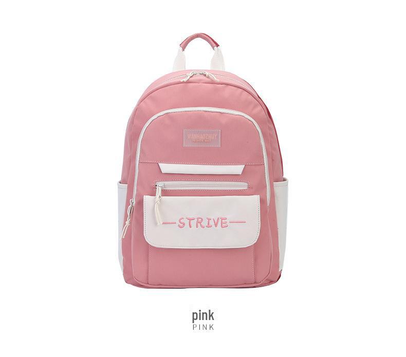 Korean Style Large Capacity Backpack for Female Students - Suitable for Elementary to University Levels