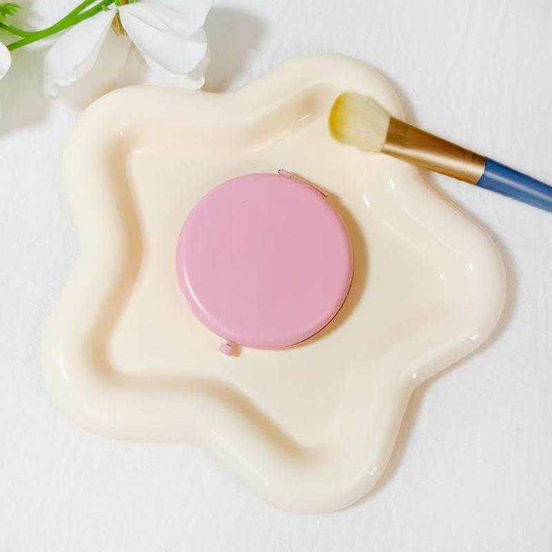 Metal Folding Compact Mirror, Double Sided Portable Small Makeup Mirror for Purse