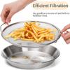 Edelstahl Ölfilter Schale, Wiederverwendbarer Runder Netzkorb, Frittieren Grillen, Küchensieb, Obst Gemüse Wasserfilter