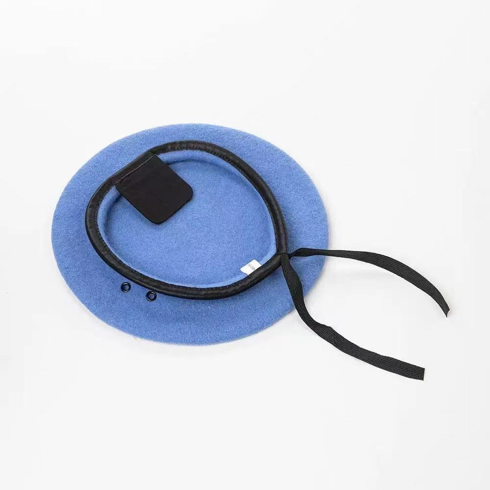 Béret adjustable unisexe en pure laine Grande taille Bérets militaires de l'armée Grande Tête Soldat Diable Hiver Chaud Large Chapeaux de Peintre S-XL 62cm