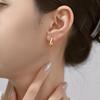 Trendy Zircon U-Shaped Ear Cuffs: Modern Japanese & Korean Fashion for Women