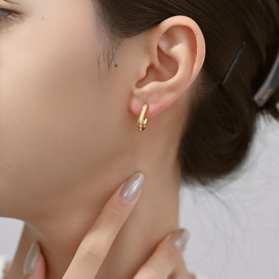 Trendy Zircon U-Shaped Ear Cuffs: Modern Japanese & Korean Fashion for Women