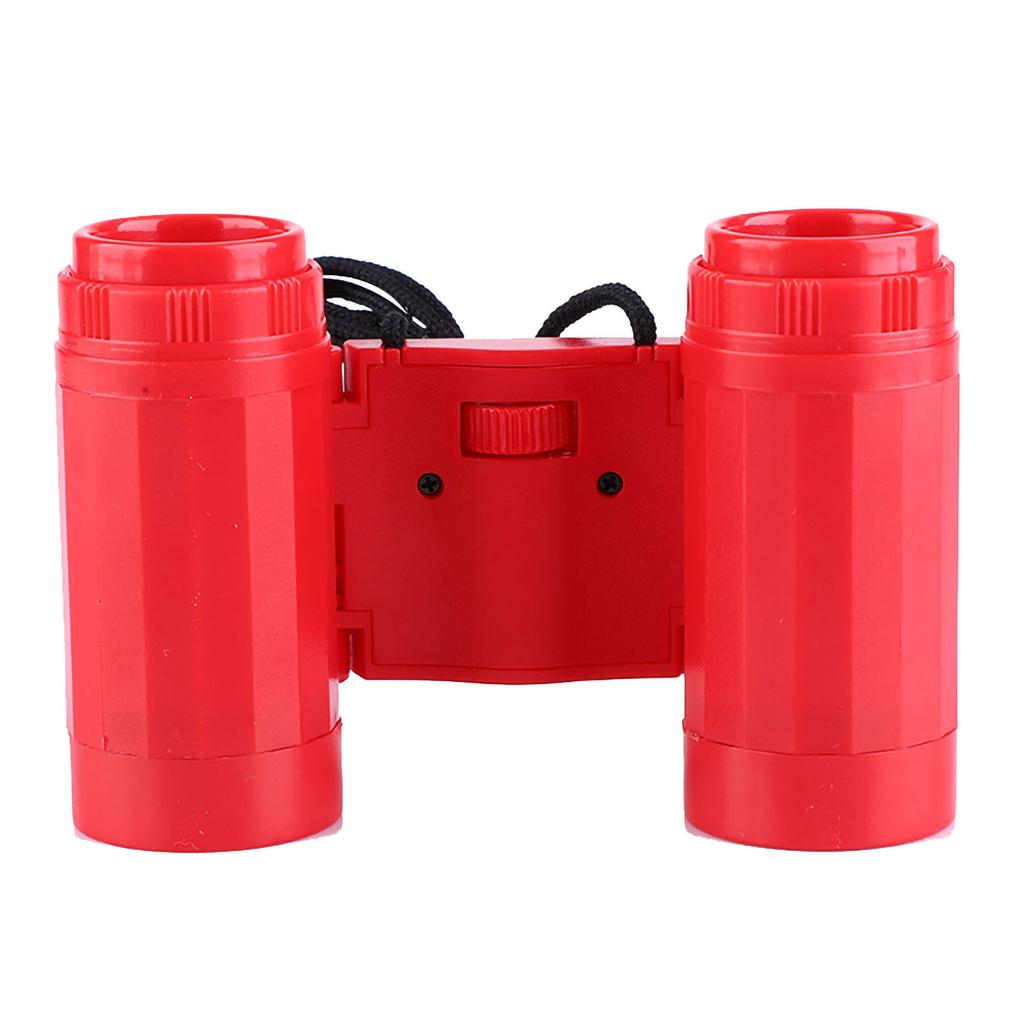 Foldable Outdoor Birding Binocular Children Telescope Set Child Kid Toy Gift Red