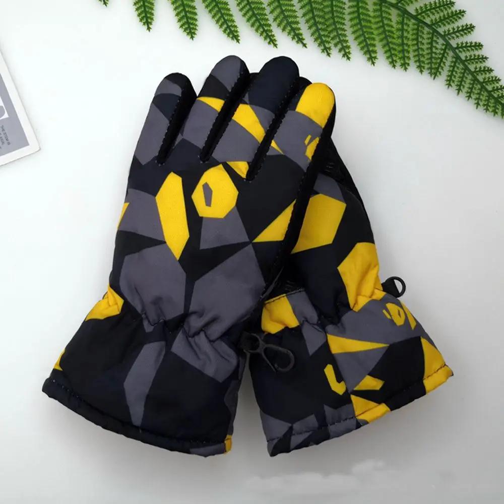 Mittens For Baby Kids Gloves Winter Warm Ski Gloves For Children Outdoor Riding Windproof Waterproof Toddlers Boys Girls 1-12 Y