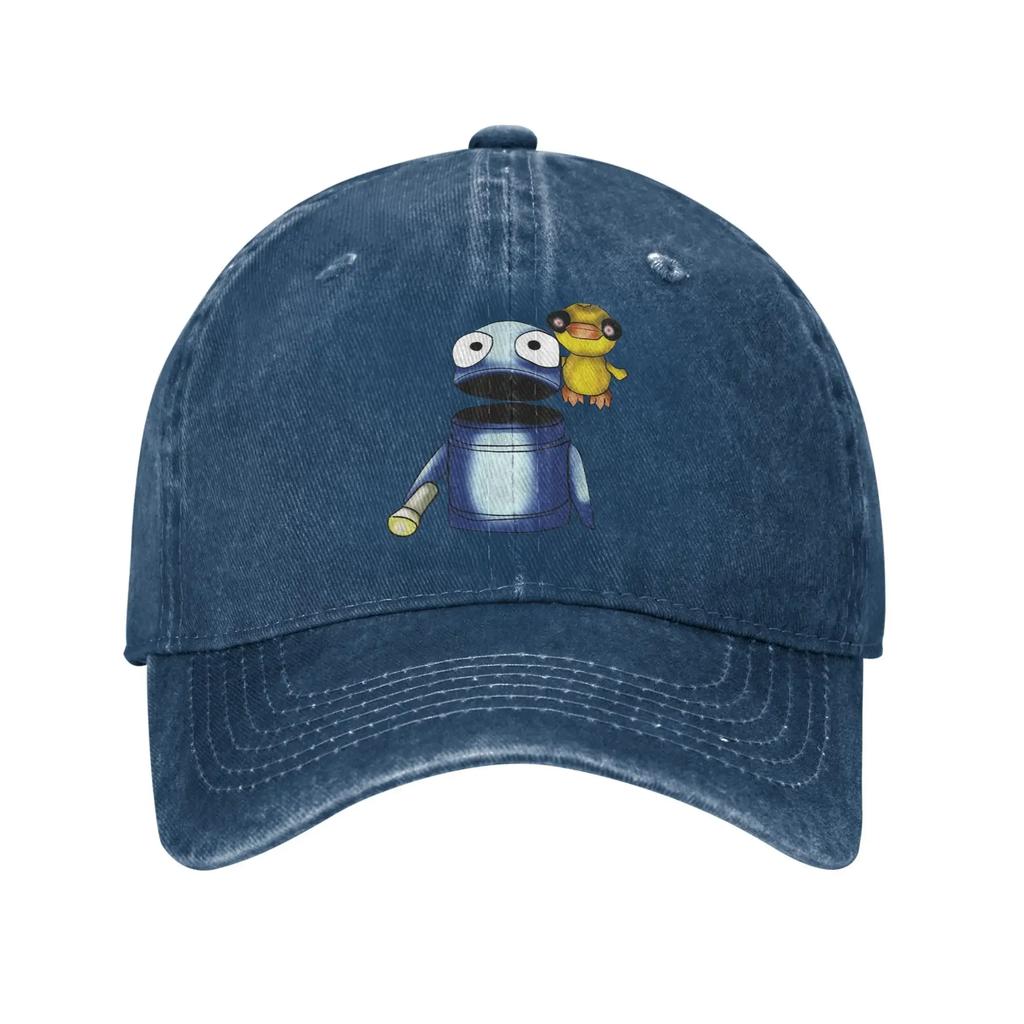 R.E.P.O. Robot Horror Games  Casual Baseball Cap For Couple Women Spring  Outdoor Sport Hip Hop Hats  Sunscreen Baseball Caps