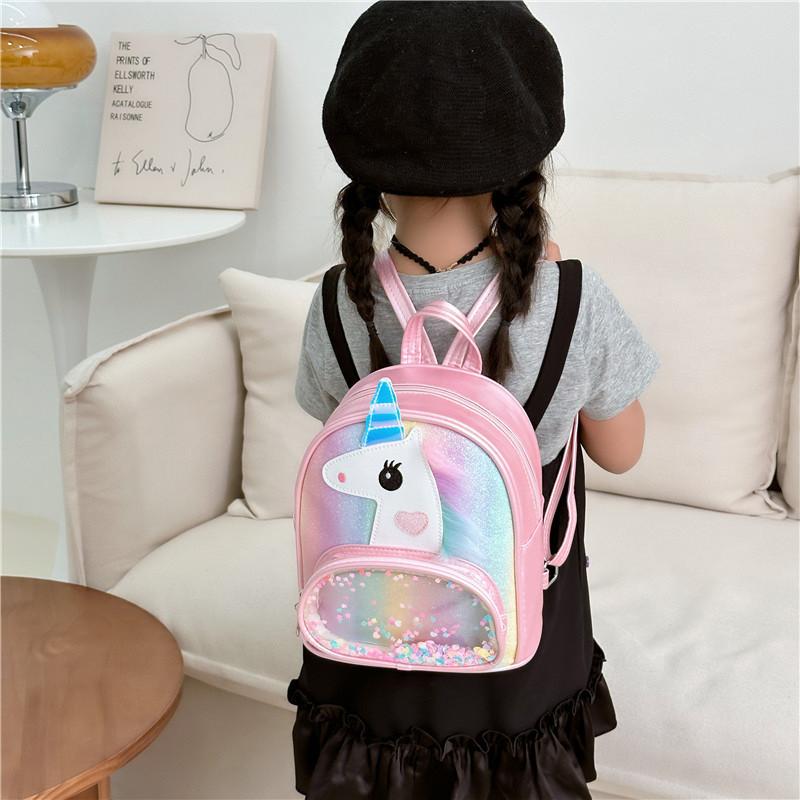 Cute Animal Pattern Backpack For Boys And Girls Durable Nylon School Bag