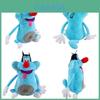 Encantador Gato Azul Oggy e as Baratas Boneca de Pelúcia Macia para Crianças e Adultos
