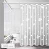 Yiceng Waterproof & Mildew-Proof PEVA Shower Curtain