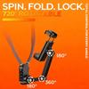 Magnetic Neck Phone Holder POV/Vlog Recording Selfie Hand Free Neck Mount Cooking/Riding Video Fliming Anti-Shake Chest Strap 6