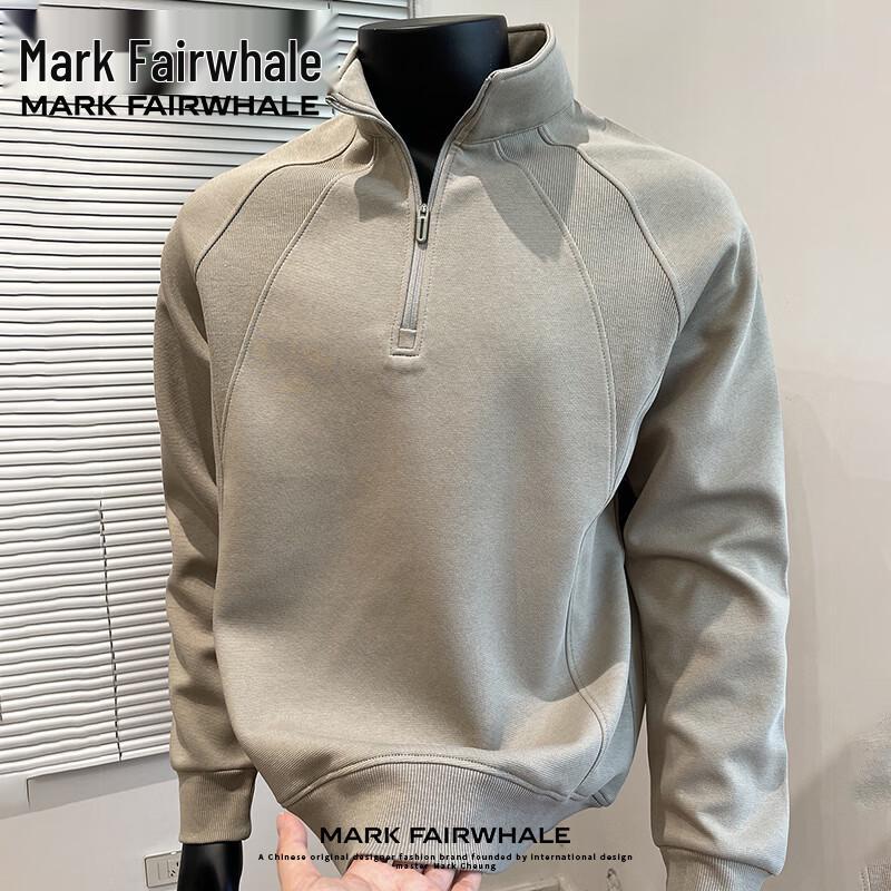 Mark Fairwhale Men's Heavyweight Half-Zip Pullover Sweatshirt